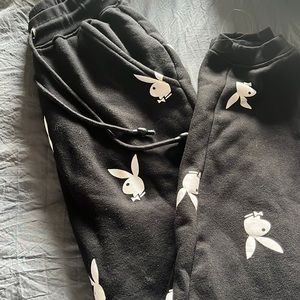 Misguided playboy sweat pants
